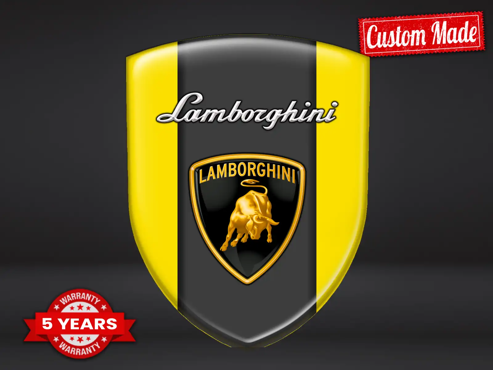 Lamborghini Personalisierte Logosticker Limitiert Universal Robust